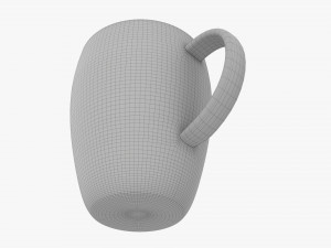 Coffee mug with handle 04 Modelo 3D
