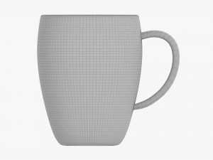 Coffee mug with handle 04 Modelo 3D