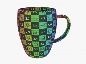 Coffee mug with handle 04 Modelo 3D