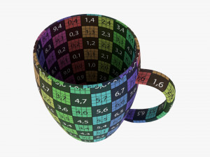 Coffee mug with handle 04 Modelo 3D
