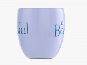 Coffee mug with handle 05 Modèle 3D