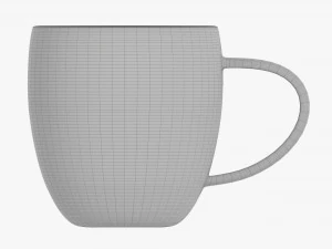 Coffee mug with handle 05 3D Model