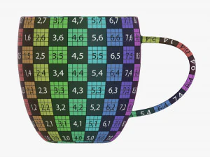 Coffee mug with handle 05 3D Model