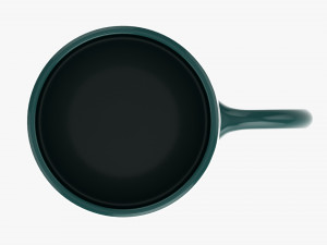 Coffee mug with handle 06 3D Model