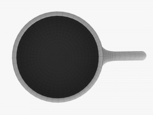 Coffee mug with handle 06 3D Model