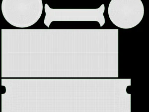 Caneca de caf&eacute; com al&ccedil;a 06 Modelo 3D