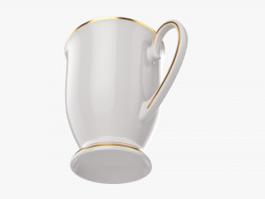 Coffee mug with handle 07 3D Модель