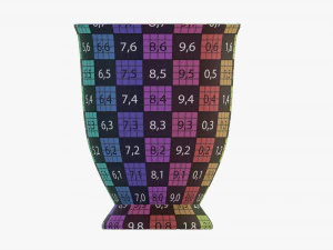 Caneca de caf&eacute; com al&ccedil;a 07 Modelo 3D