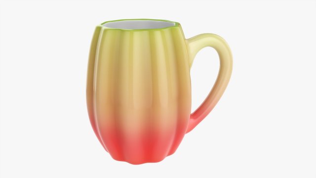 Coffee mug with handle 08 Modelo 3D .c4d .max .obj .3ds .fbx .stl .blend 
