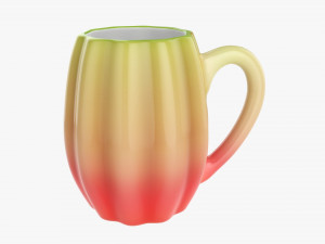 Coffee mug with handle 08 Modelo 3D