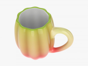 Coffee mug with handle 08 Modelo 3D