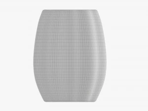 Coffee mug with handle 08 3D Model