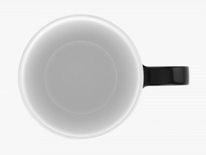 Coffee mug with handle 09 3D Model
