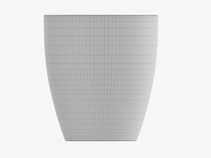 Coffee mug with handle 09 3D Model