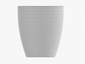 Coffee mug with handle 09 3D Model