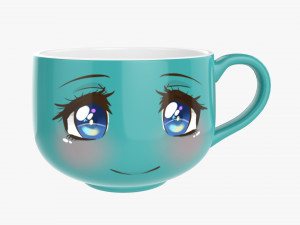 Coffee mug with handle 10 Modèle 3D