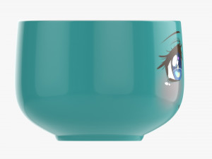 Coffee mug with handle 10 3D Model
