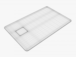 Credit debit card 02 3D Model