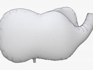 Decoration foil balloon 01 Elephant Modèle 3D