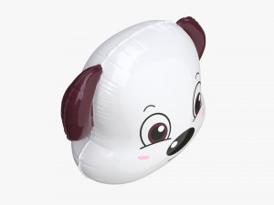 Decoration foil balloon 02 Dog 3D 모델