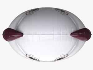 Decoration foil balloon 02 Dog 3D 모델