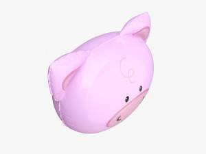 Decoration foil balloon 03 Pig Modelo 3D