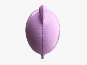 Decoration foil balloon 03 Pig Modelo 3D
