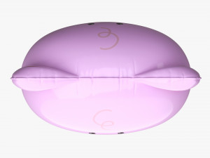 Decoration foil balloon 03 Pig Modelo 3D