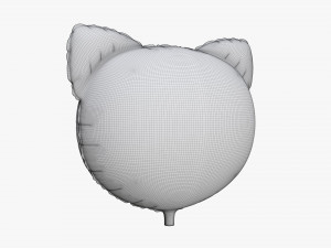 Decoration foil balloon 03 Pig Modelo 3D