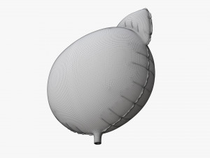 Decoration foil balloon 03 Pig Modelo 3D