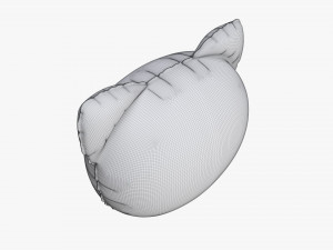 Decoration foil balloon 03 Pig Modelo 3D