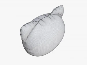 Decoration foil balloon 03 Pig 3D Model