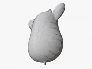 Decoration foil balloon 04 Giraffe Model 3D