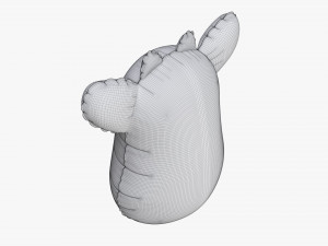 Decoration foil balloon 04 Giraffe Model 3D