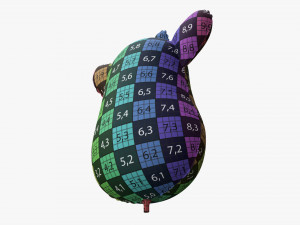 Decoration foil balloon 04 Giraffe Model 3D