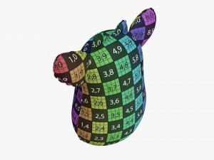 Decoration foil balloon 04 Giraffe Model 3D