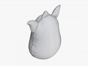 Decoration foil balloon 05 Zebra 3D Model