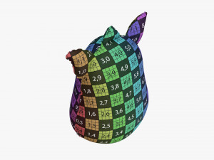 Decoration foil balloon 05 Zebra 3D Model