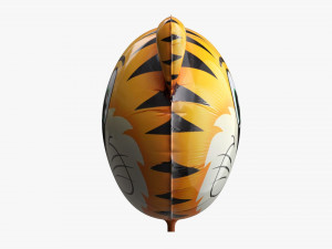 Decoration foil balloon 06 Tiger 3D Model