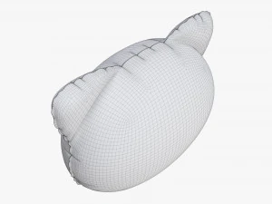 Decoration foil balloon 06 Tiger 3D Model