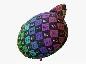 Decoration foil balloon 06 Tiger 3D Model