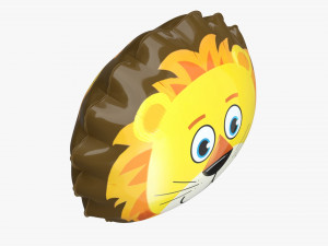 Decoration foil balloon 07 Lion Modello 3D