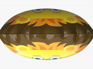 Decoration foil balloon 07 Lion Modello 3D