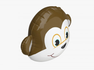 Decoration foil balloon 08 Monkey 3D Model