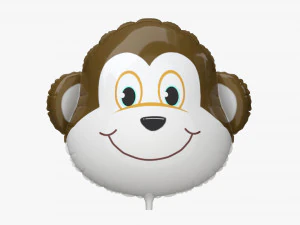Decoration foil balloon 08 Monkey 3D Model