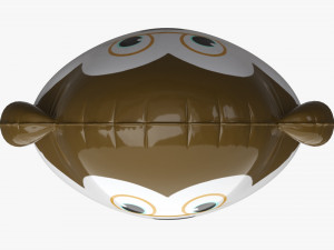 Decoration foil balloon 08 Monkey 3D Model