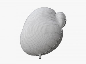 Decoration foil balloon 08 Monkey 3D Model