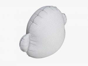 Decoration foil balloon 08 Monkey 3D Model