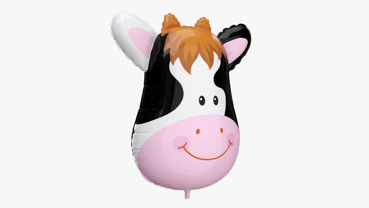 Decoration foil balloon 09 Cow 3D Model .c4d .max .obj .3ds .fbx .stl .blend 