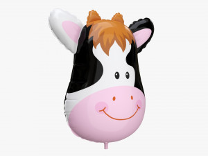 Decoration foil balloon 09 Cow 3D Model